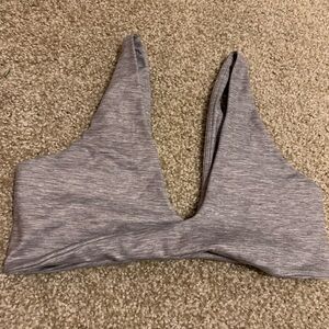 Gray Sports Bra